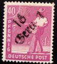 American-British-Soviet Occ. (Trizone) Mi: 954 - overprinted