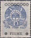 Hungarian Revenue Overprinted FIUME