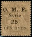 Type Blanc overprinted and Syrian surcharge