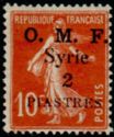 Type Semeuse overprint and Syrian surcharge