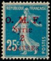 Type Semeuse overprint and Syrian surcharge