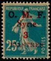 Type Semeuse overprint and Syrian surcharge