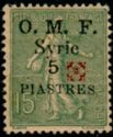 Type Semeuse overprint and Syrian surcharge