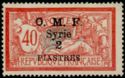 Type Merson overprinted and Syrian surcharge