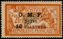 Type Merson overprinted and Syrian surcharge