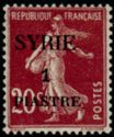 Type Semeuse overprint and Syrian surcharge