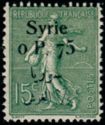 Type Semeuse overprint and Syrian surcharge