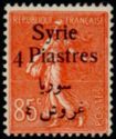 Type Semeuse overprint and Syrian surcharge
