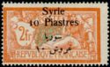 Type Merson overprinted and Syrian surcharge