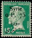 Type Pasteur overprinted and Syrian surcharge