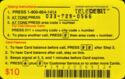 TeleDebit Phone Card 10$ (Yellow)