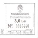 Sucevita monastery parking ticket