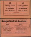 Booklet - "Banque Centrale Gantoise"