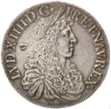 1 Ecu (Louis XIV. - L - Bayonne)