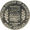 50 Cents / Half Dollar (15th World Championship Football 1994 United States)