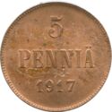5 Penniä