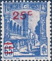 Stamp of 1934-38 surcharged