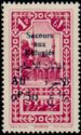"Secours aux Refugiés" & value on Definitive 1925