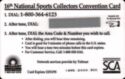16th National Sports Collectors Convention
