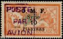 Type Merson overprinted and Syrian surcharge