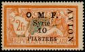 Type Merson overprinted and Syrian surcharge