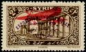 Exhibition's bilingual overprint on previous Airmail stamp