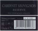 Villa Armira - Cabernet Sauvignon Reserve 2016