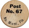 Wooden Nickel - United States of America / Miami, Fla