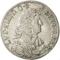 1 Ecu (Louis XIV Parliamentary - K - Bordeaux)