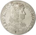 1 Ecu (Louis XIV Parliamentary - & - Aix)