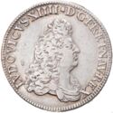 1 Ecu (Louis XIV. Burgundy - LL - Lille)