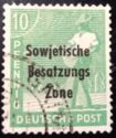 Overprint: Sowjetische Besatzungs Zone