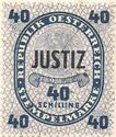 Stempelmarke 40 Schilling