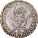 1 Ecu (Louis XIV. Badges - P - Dijon)