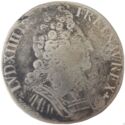 1 Ecu (Louis XIV. Three crowns - E - Tours)