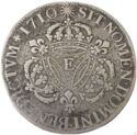 1 Ecu (Louis XIV. Three crowns - E - Tours)