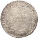 1 Ecu (Louis XIV. Three crowns - T - Nantes)