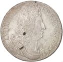 1 Ecu (Louis XIV. Three crowns - V - Troyes)