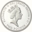 2 Pounds (300th Anniversary - Bank of England. Piedfort)