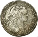1 Ecu (Louis XV - France and Navarre - E - Tours)