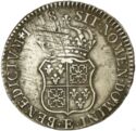 1 Ecu (Louis XV - France and Navarre - E - Tours)
