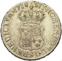1 Ecu (Louis XV - France and Navarre - S - Reims)