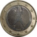 1 Euro (circular eagle - A, D, F, G, J)