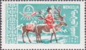 Postman on Reindeer (Rangifer tarandus)