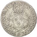 1 Ecu (Louis XV. Olive Branches - D - Lyon)