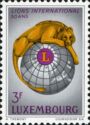50th Anniversary of Lions International (Lion on Globe)