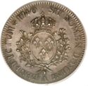 1 Ecu (Essai. Louis XV. Headband - A - Paris)