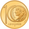 50 Francs (100th anniversary of the last coinage of 10 francs "Vreneli")