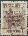 Natives overprinted FRANCO / suscripción / nacional in black