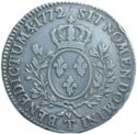 1 Ecu (Louis XV. Old laureated - T - Nantes)